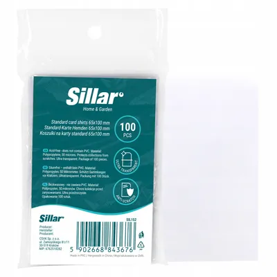 Produktbild von Sillar Standard 65 x 100 mm 50 Mikron Sammelkartenhüllen 100 Stück