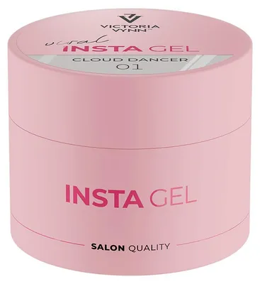 Obrázek produktu pro Victoria Vynn | Insta Gel 01 Cloud Dancer – 40 ml – mléčný odstín – samonivelační gel – prodloužení nehtů