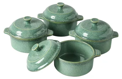 Zdjęcie produktu dla Zestaw mini naczyni żaroodpornych, 480 ml, 4 sztuki, małe naczynia ceramiczne do pieczenia