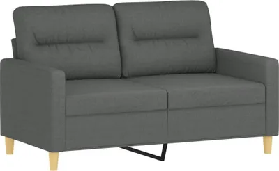 Produktbild von vidaXL 2-Sitzer-Sofa Dunkelgrau 120 cm Stoff