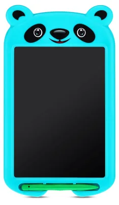 Productafbeelding van LCD-tekenbord voor kinderen, magisch bord van 8,5 inch met pen, schrijf- en notitiebord voor kinderen, meerkleurig, blauw, Panda Sun Baby
