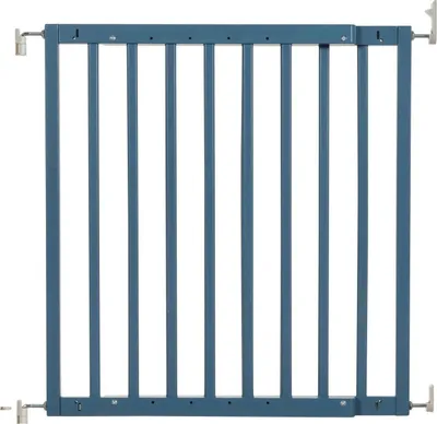 Produktbild von Safetots Robustes Holz Babygitter für Treppen, 63.5 cm - 105.5 cm, Blau