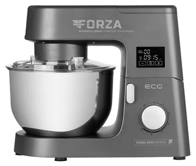 Zdjęcie produktu dla ECG FORZA 5500, 6,5 l, Czarny, Stal nierdzewna, Bić, Blendowanie, Siekanie, Cięcie, Siekanie, Kruszenie lodu, Ugniatać, Miksowanie, Mieszanie, 1,15 m, LED, Stal nierdzewna