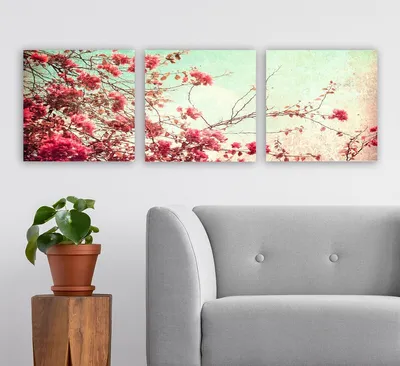 Produktbild von Wallity, PDR9903- RMY1362, Bunt, Leinwandbilder, 90 x 30 cm, 100% Leinwand