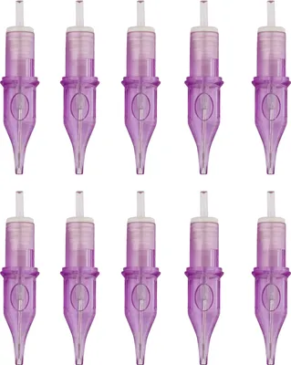 Produktbild von 10 Stück 9RL Tattoo-Nadeln Set – Sterilisiertes Hand Poke Tattoo Zubehör für Anfänger & Profis – Einweg Kartuschen für manuelles Tätowieren