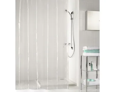 Zdjęcie produktu dla Zasłona prysznicowa Kleine Wolke PEVA CLARO Clear 180 x 200 cm