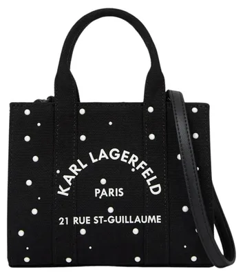 Obrázek produktu pro Karl Lagerfeld Cabas Carré Perles Mini, černá, bavlna
