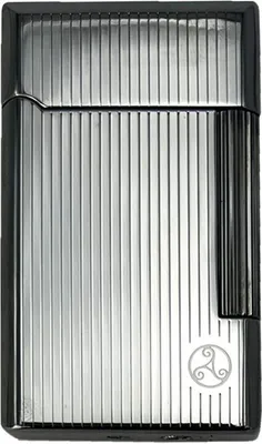 Produktbild von Rattray's Bel Chrome Stripe Feuerzeug, unbefüllt