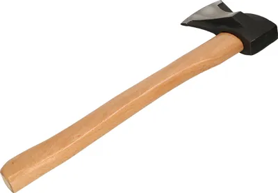Obrázek produktu pro KOTARBAU Štípací sekera Kovaná 1,35 kg Celková délka 459 mm Štípací sekera s dřevěnou rukojetí Štípací sekera Štípací konzola Dřevěná loupežnická sekera