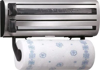 Zdjęcie produktu dla Regulowany uchwyt na rolkę papieru kuchennego 38 x 16 x 9 cm, aluminium