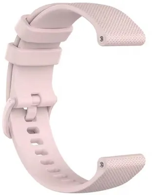 Obrázok produktu pre CHPN – Ružový silikónový náramok kompatibilný s Garmin Vivoactive 4S – Ružový náramok pre hodinky Garmin – Unissex