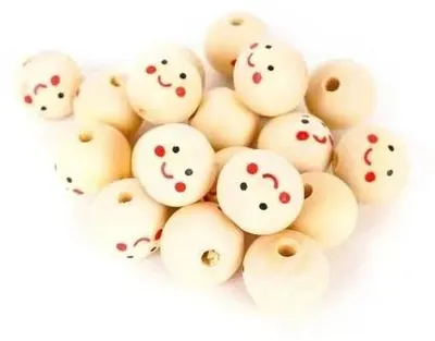 Produktbild von Holzperlen 03, 20 Stück – Fandy