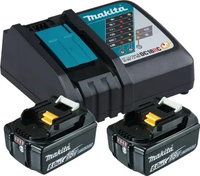 Image de Pack power (2x6,0 Ah) avec chargeur simple - MAKITA 199480-6