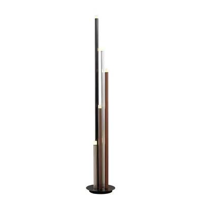Produktbild von Lucande LED-Stehleuchte Stoika, 150 cm, 5-flg., Metall