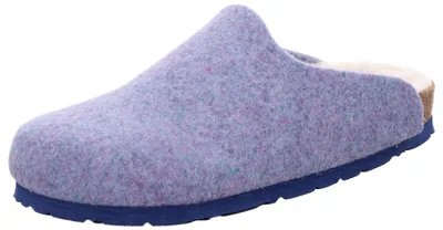 Produktbild von Rohde Damen Pantoffeln Hausschuhe Filz Alba 6061, Größe:38 EU, Farbe:Blau