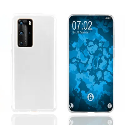 Produktbild von PhoneNatic Case kompatibel mit Huawei P40 Pro / P40 Pro Plus - Crystal Clear Silikon Hülle transparent Cover