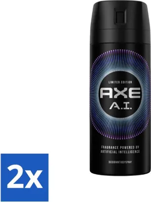 Produktbild von Ax – Limited Edition – Deodorant-Bodyspray – AI – 150 ml - Vorteilspack - 2 Stücke