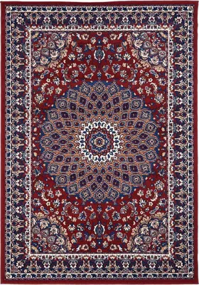 Image de Tapis tissé oriental à motifs ethniques LYN1 ROSOR
