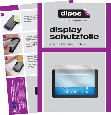 Produktbild von 2x Schutzfolie für Format 16.0 Zoll Wide 355 x 201 mm klar Displayschutzfolie Folie Display Schutz dipos