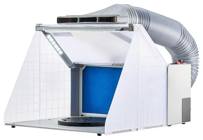 Obrázok produktu pre VEVOR, kabína na airbrush, sada na striekanie farieb pomocou airbrushu, 4 m³/min, s LED osvetlením