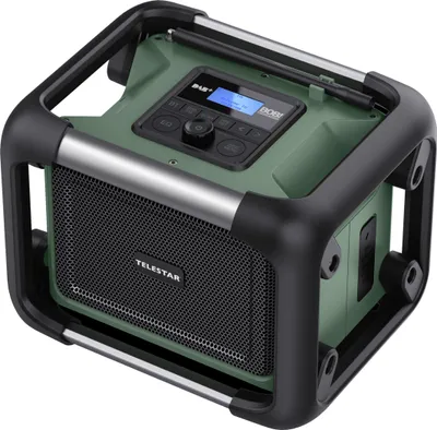 Baustellenradio DAB+/Bluetooth, 80 W, Akku-kompatibel