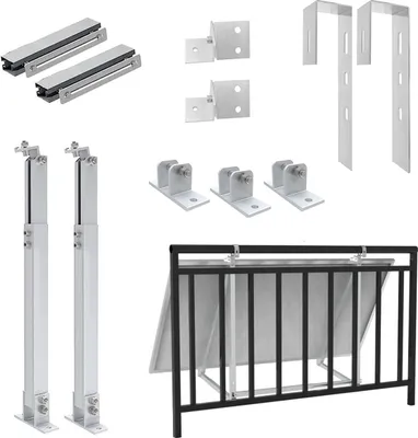 Produktbild von Solarpanel Halterung für 1 Solarmodule Solarpanel PV Verstellbar Balkon Balkonkraftwerk Halterung Befestigung Photovoltaik