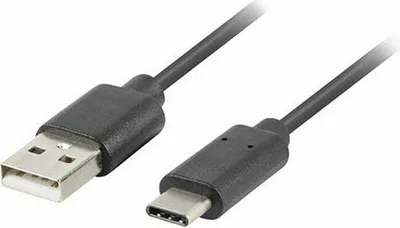 Image de Lanberg CA-USBO-31CU-0018-BK LANBERG USB-C(M)->USB-A(M)3.1 Kabel 1,8m schwarz