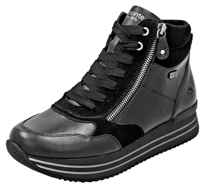 Produktbild von Remonte Damenschuhe Schnürstiefel Schwarz Freizeit