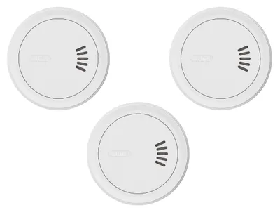 Produktbild von ABUS Rauchmelder PREFIRA MINI - mit 10-Jahres-Batterie - 3er Set