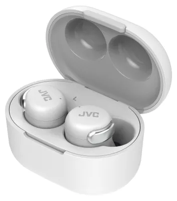 Produktbild von JVC HA-A30T, True Wireless Stereo (TWS), 20 - 20000 Hz, Anrufe/Musik, 8,4 g, Kopfhörer, Weiß