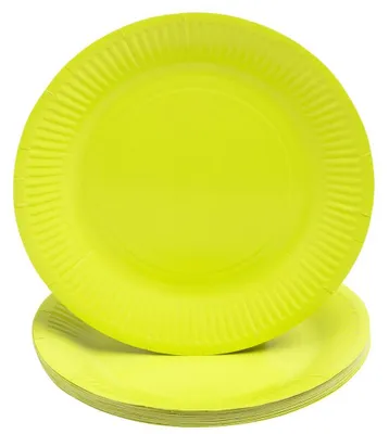 Produktbild von PROnappe Pappteller kiwigrün 23 cm