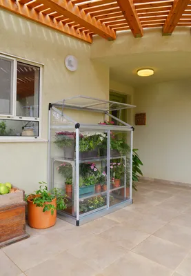 Zdjęcie produktu dla Szklarnia Canopia Lean To 125x635cm srebrna