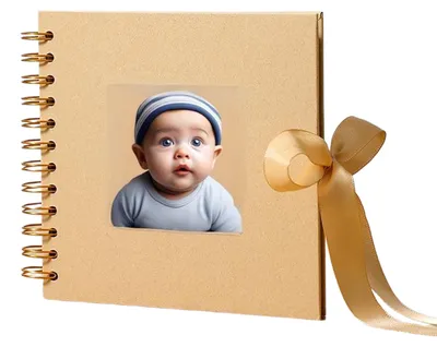 Productafbeelding van Fotoalbum voor zelfontwerpen met 60 pagina's en ringband