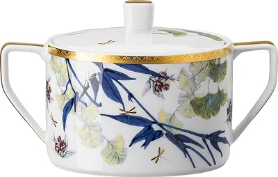 Zdjęcie produktu dla Rosenthal Zuckerdose 6 Pers. Rosenthal Heritage Turandot white 10460-404311-14330