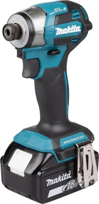 Immagine prodotto di Makita DTD173RTJ, avvitatore a impulsi, impugnatura a pistola, 1/4", nero, blu, 3600 RPM, 1100 RPM