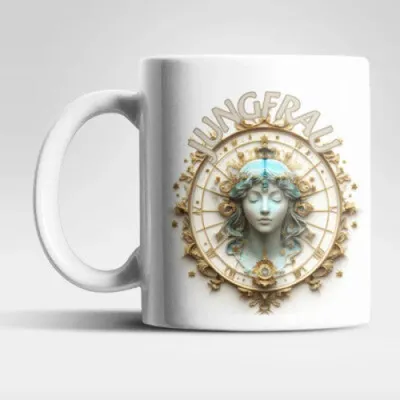 Produktbild von Sternzeichen Zodiac Kaffeetasse Teetasse Geschenkidee 325 ml – Jungfrau