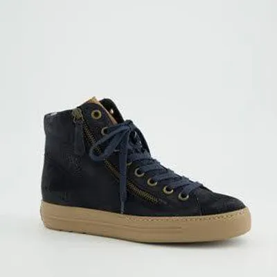 Produktbild von Paul Green Hightop Schuhe aus Veloursleder, super soft, mit Reißverschluss, Größe 40.5, Absatzhöhe 30mm, Schafthöhe 100mm