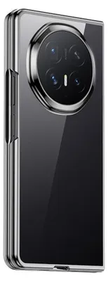 Produktbild von Kunststoff Handyhülle für Honor Magic V6 Stoßfest 6D Electroplated Cover Schwarz