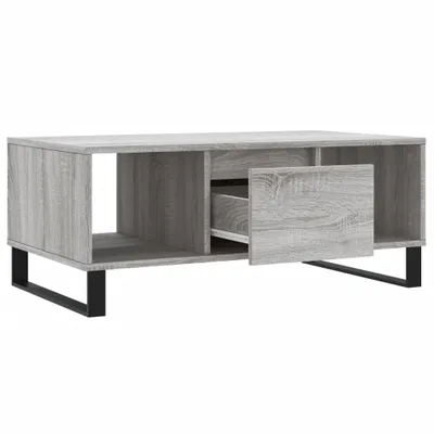 Obrázok produktu pre vidaXL Konferenčný stolík Grey Sonoma 90x50x36,5 cm odvodený výrobok z dreva
