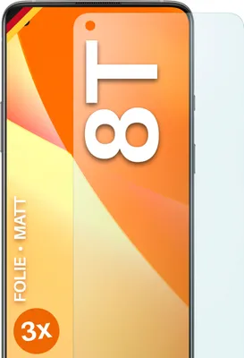 Produktbild von moex® 3x Schutzfolie kompatibel mit OnePlus 8T - Displayschutzfolie Anti Reflex Folie, Matt