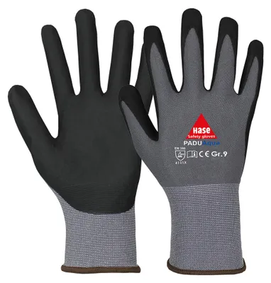 Produktbild von Hase PADUAQUA, Montagehandschuh aus Nylon/Nitrilschaum, Größe 11 10 Stk