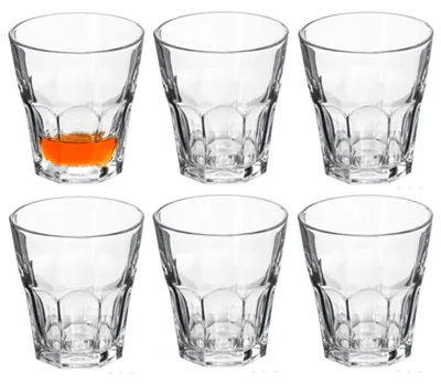 Produktbild von Alessandro Wasserglas Casablanco - 180 ml - 6 Stuck - Trinkglaser - 8 x 8,5 cm