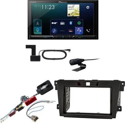 Produktbild von Pioneer SPH-DA230DAB CarPlay Android Auto USB Bluetooth Einbauset für Mazda CX-7