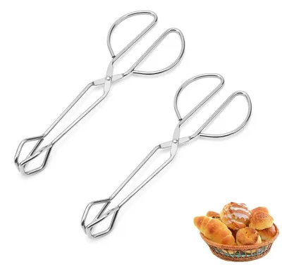 Productafbeelding van Grilltang keukentang - Roestvrij staal 403 - 25,3 cm - Set van 2