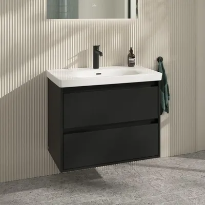 Productafbeelding van Villeroy & Boch Skyla wastafelonderkast, 77,2 x 59,6 cm, met 2 lades