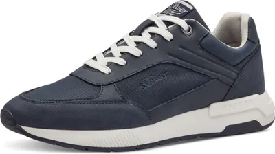 Produktbild von s.Oliver Herren Sneaker Schnürschuh modern Soft Foam 5-13603-42, Größe:41 EU, Farbe:Blau