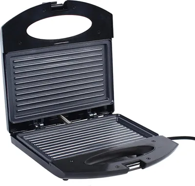 Immagine prodotto di Griglia elettrica da interno - Griglia a contatto/griglia da tavolo - Riscaldamento su entrambi i lati - Rivestimento antiaderente - 850 W - Temperatura regolabile - Design compatto
