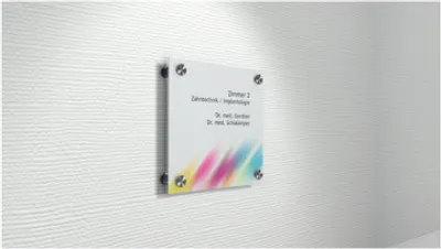 Produktbild von Türschild, PremiumFix, 150 x 150 mm, 1 Stk.