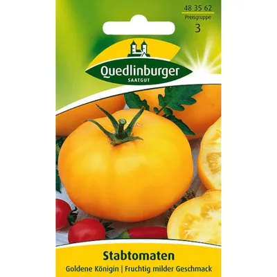 Produktbild von Quedlinburger Saatgut - Stabtomaten Goldene Königin - Samen - 483562