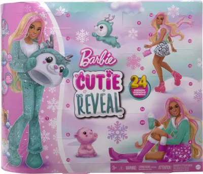 Zdjęcie produktu dla Kalendarz adwentowy Barbie Cutie Reveal